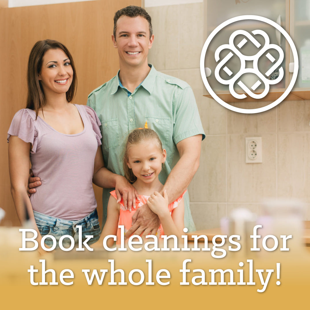 Image for social media- book cleanings for the whole family