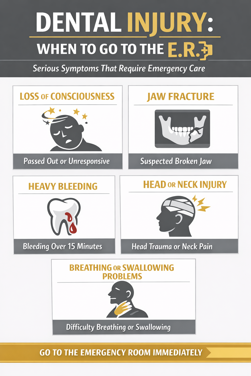 Dental Injury Infographic - Brightworks Dentistry